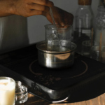Induktionskochplatte mit Glaskeramik