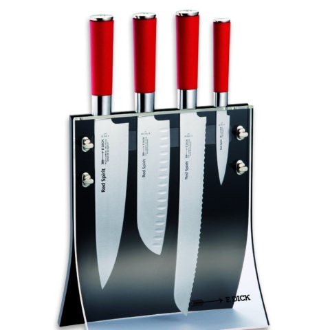Dick Messerblock Dick Messerblock Acryl 4 Messer Red Spirit 8177200