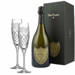 2er Sektglas-Set Sunrose + Dom Perignon Vintage