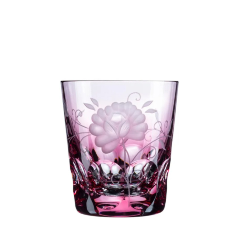 Trinkglas Becher Rose azur